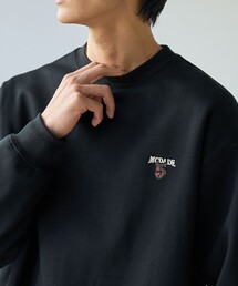 coen（コーエン）の「ドッグシシュウクルーネックスウェット【保温性】（スウェット）」