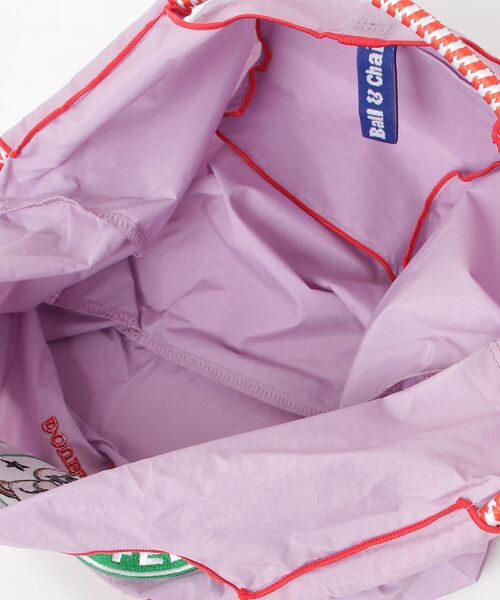 DOUBLE STANDARD CLOTHING（ダブルスタンダードクロージング）の「Ball&Chain / コーヒーベア ミニショッピングバッグ（ショルダーバッグ・レディース・ラベンダー/サックスブルー・FREE）」の12枚目の写真