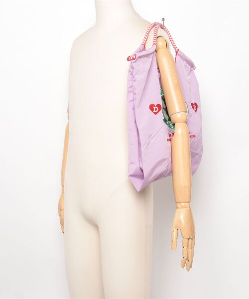 DOUBLE STANDARD CLOTHING（ダブルスタンダードクロージング）の「Ball&Chain / コーヒーベア ミニショッピングバッグ（ショルダーバッグ・レディース・ラベンダー/サックスブルー・FREE）」の14枚目の写真