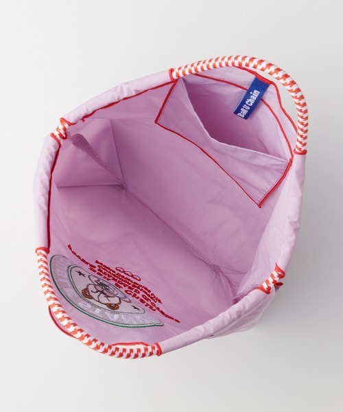 DOUBLE STANDARD CLOTHING（ダブルスタンダードクロージング）の「Ball&Chain / コーヒーベア ミニショッピングバッグ（ショルダーバッグ・レディース・ラベンダー/サックスブルー・FREE）」の5枚目の写真