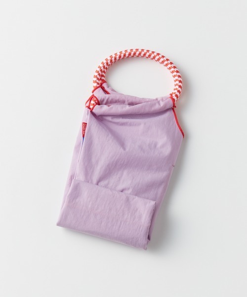 DOUBLE STANDARD CLOTHING（ダブルスタンダードクロージング）の「Ball&Chain / コーヒーベア ミニショッピングバッグ（ショルダーバッグ・レディース・ラベンダー/サックスブルー・FREE）」の8枚目の写真