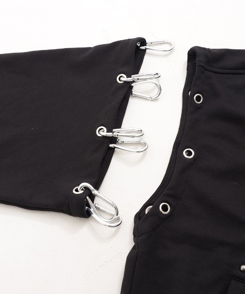 ililil（イルイルイル）の「『ililil/イルイルイル』崩壊世界で君臨する破戒ジップパーカー/全1色（パーカー・メンズ・ブラック・FREE）」の14枚目の写真