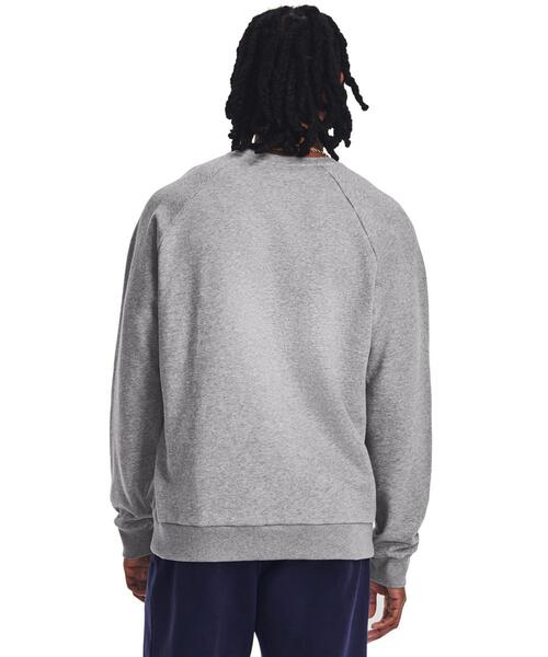 UNDER ARMOUR（アンダーアーマー）の「UAライバルフリース クルー（トレーニング/メンズ）（スウェット・メンズ・グレー×ホワイト・XL/M/2XL/L/S）」の2枚目の写真