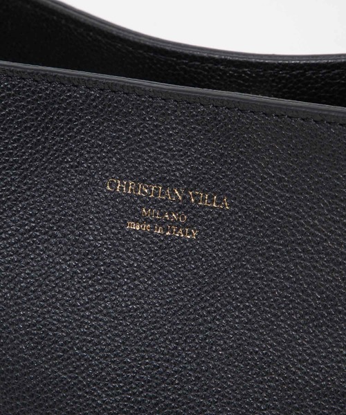 CHRISTIAN VILLA（クリスチャンヴィラ）の「Christian Villa PEGGY クリスチャン ヴィラ ペギー 2WAY ショルダーバッグ（ショルダーバッグ・レディース・ブラック/ブラウン系1・FREE）」の8枚目の写真
