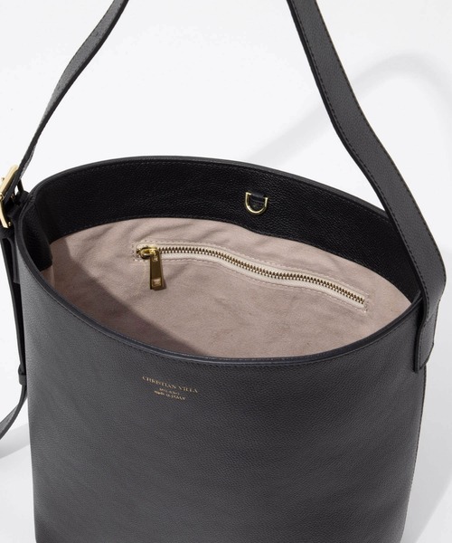 CHRISTIAN VILLA（クリスチャンヴィラ）の「Christian Villa PEGGY クリスチャン ヴィラ ペギー 2WAY ショルダーバッグ（ショルダーバッグ・レディース・ブラック/ブラウン系1・FREE）」の10枚目の写真