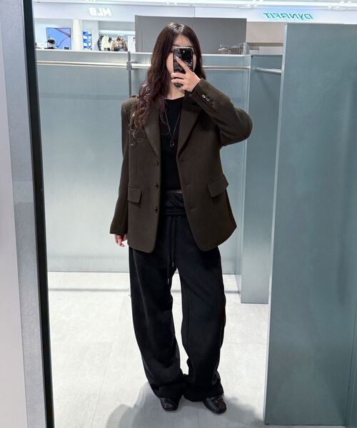 INSILENCE WOMEN(インサイレンスウーマン)の「ウールスリーボタンブレザー ブラウン(テーラードジャケット・レディース・その他・SMALL/MEDIUM/X-SMALL)」の7枚目の写真