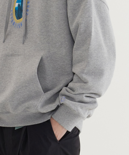 COVERNAT(カバーナット)の「カクタスグラフィックフードパーカー メランジェグレー(パーカー・レディース・その他・SMALL/MEDIUM/LARGE/X-LARGE)」の8枚目の写真