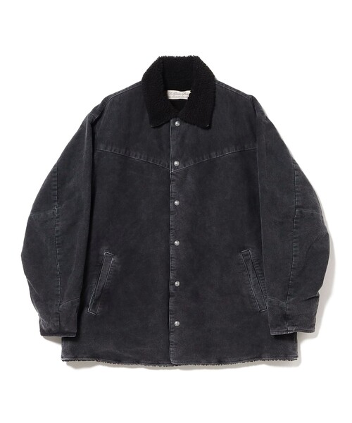 REMI RELIEF（レミレリーフ）の「【別注】REMI RELIEF / Boa Ranch Jacket Moleskin（ブルゾン・メンズ・カーキ/ブラック系その他4・LARGE/SMALL/MEDIUM/X-LARGE）」の2枚目の写真