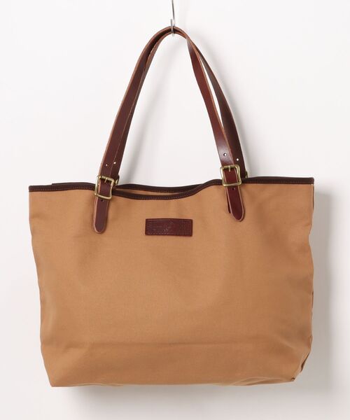 TONE SELECT GOODS(トーンセレクトグッズ)の「Butler Verner Sails(バトラーバーナーセイルズ) キャンバスカラフルトート トートバッグ キャンバス地 牛革付属 栃木レザー(トートバッグ・メンズ・キャメル/チャコール・FREE)」の1枚目の写真