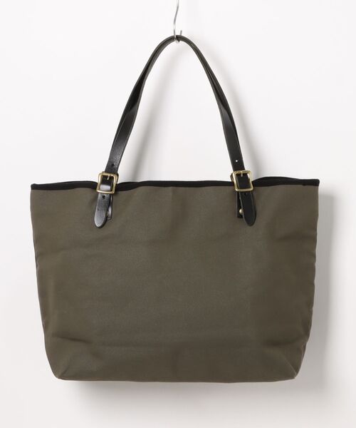 TONE SELECT GOODS(トーンセレクトグッズ)の「Butler Verner Sails(バトラーバーナーセイルズ) キャンバスカラフルトート トートバッグ キャンバス地 牛革付属 栃木レザー(トートバッグ・メンズ・キャメル/チャコール・FREE)」の3枚目の写真