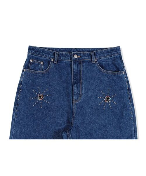 youthbath（ユースバース）の「SUN RIVET DENIM PANTS（デニムパンツ・レディース・その他・LARGE/MEDIUM/X-SMALL）」の2枚目の写真