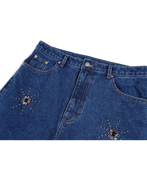 youthbath（ユースバース）の「SUN RIVET DENIM PANTS（デニムパンツ・レディース・その他・LARGE/MEDIUM/X-SMALL）」の3枚目の写真