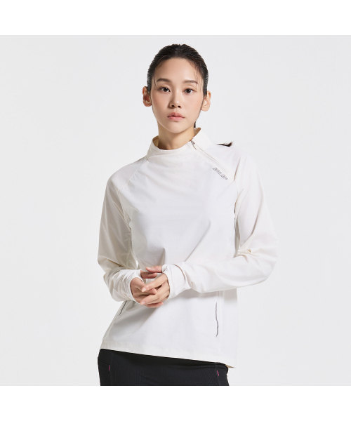 BALLOP(バロップ)の「レディース エアリーベント フィンガーホール ロングスリーブ アイボリー(Tシャツ/カットソー・レディース・アイボリー・SMALL/MEDIUM)」の1枚目の写真