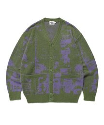 BRUSHED MOHAIR CARDIGAN GREEN(CV2DFUK682A)