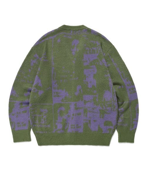 Cavish(カビシ)の「BRUSHED MOHAIR CARDIGAN GREEN(CV2DFUK682A)(カーディガン/ボレロ・レディース・グリーン・LARGE/MEDIUM/SMALL)」の2枚目の写真