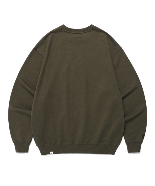 Cavish(カビシ)の「DUST SELLER LOGO SWEATSHIRT OLIVE(CV2EFUM442A)(スウェット・レディース・オリーブ・SMALL/MEDIUM/LARGE/X-LARGE)」の2枚目の写真