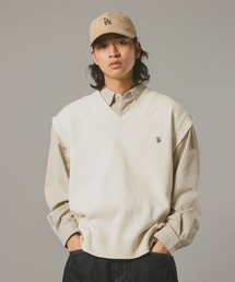 RAGEBLUE | コットンVネックベスト(ニット/セーター)