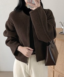 シンプルショートコート