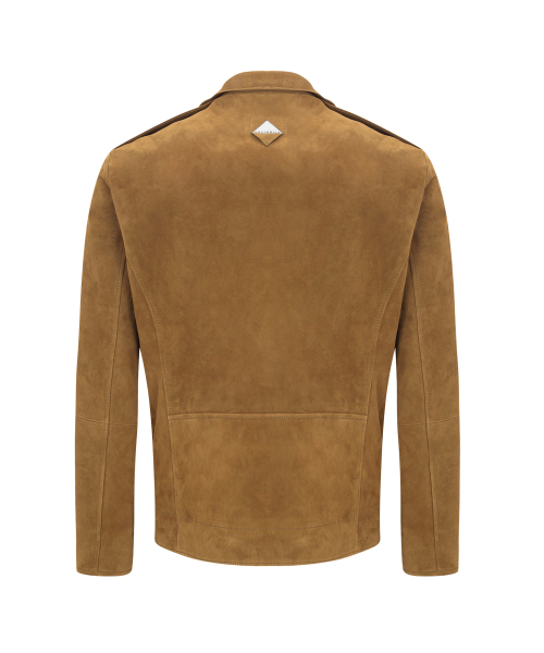 UNGIMMICK(アンジミック)の「SUEDE RIDER JACKET (COGNAC / GOATSKIN)(ライダースジャケット・メンズ・その他・LARGE)」の2枚目の写真