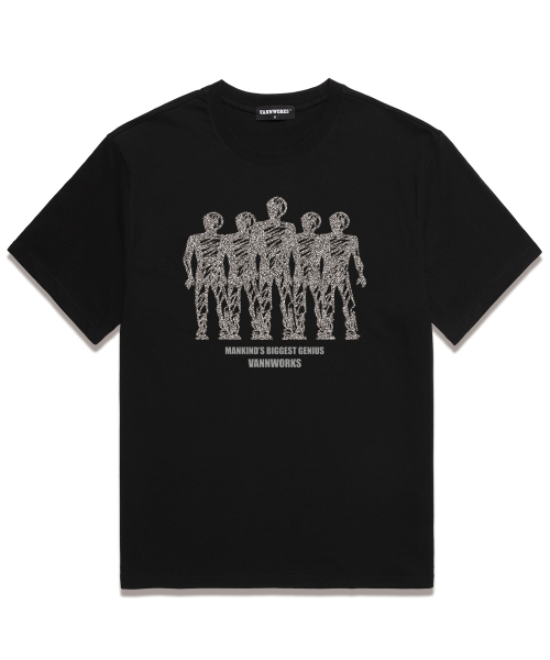 VANNWORKS(バンワークス)の「MANKINDオーバーフィット半袖Tシャツ(VS0121)ブラック(Tシャツ/カットソー・レディース・その他・SMALL/MEDIUM/LARGE/X-LARGE/XX-LARGE)」の1枚目の写真