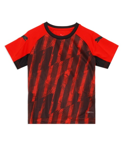 PUMA(プーマ)の「PUMA プーマ キッズ INDIVILIGA グラフィック 半袖 シャツ 120-160cm individualLIGA Gra(Tシャツ/カットソー・キッズ・ブラック系その他5/ブラック・130/120/150/140/160)」の1枚目の写真