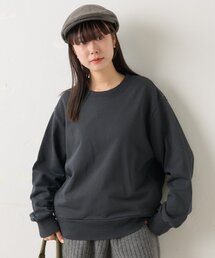 WHIMSIC | 【UNISEX/2サイズ展開】PIGMENT DYE STUDS SWEAT P/O(Tシャツ/カットソー)
