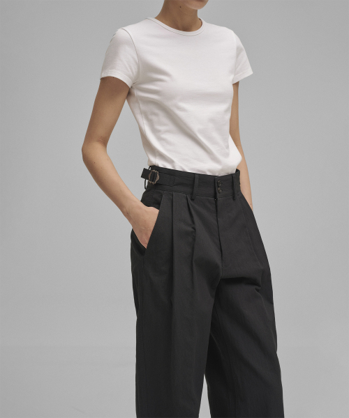 ANOTHER OFFICE WOMEN（アナザー オフィス ウーマン）の「w. Stretch Slimfit Tee (White)（Tシャツ/カットソー・レディース・その他・FREE）」の5枚目の写真