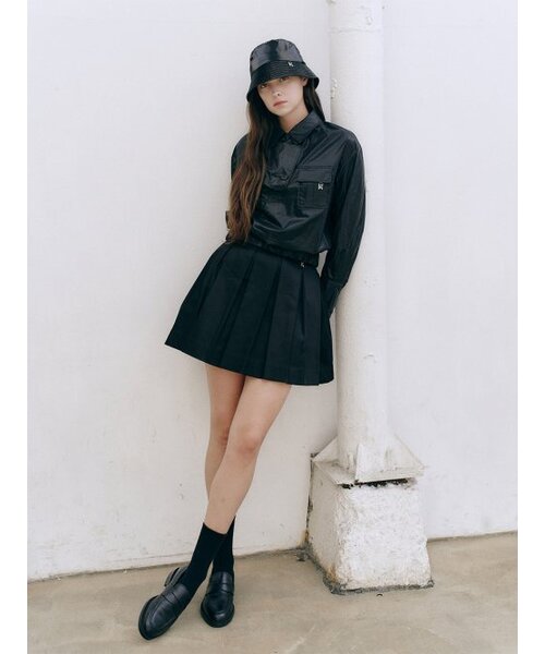 BERMUDAGRASS（バミューダグラス）の「サテンボリュームスカート_BLACK（スカート・レディース・その他・SMALL/MEDIUM）」の3枚目の写真