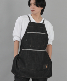 SAINTCREW(�Z���g�N���[)��Natural Strap Pentagon Apron NSP-1302 Denim Black(�G�v����)