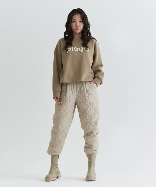 PLAYO（プレイオ）の「ダウンパンツ _ ベージュ（その他パンツ・レディース・その他・FREE）」の4枚目の写真