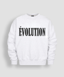 [ S~3XL ] EVOLUTION オーバーフィットマンツーマン（バックメランジ）