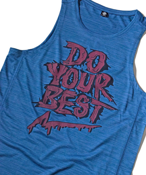 ELDORESO(エルドレッソ)の「Do Your Best Tank / ドゥーユアベストタンク(タンクトップ・メンズ・ブルー/アイボリー/イエロー・MEDIUM/SMALL)」の5枚目の写真