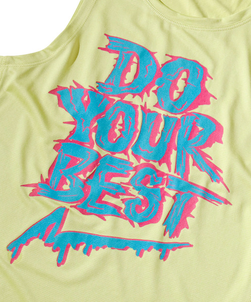ELDORESO(エルドレッソ)の「Do Your Best Tank / ドゥーユアベストタンク(タンクトップ・メンズ・ブルー/アイボリー/イエロー・MEDIUM/SMALL)」の12枚目の写真