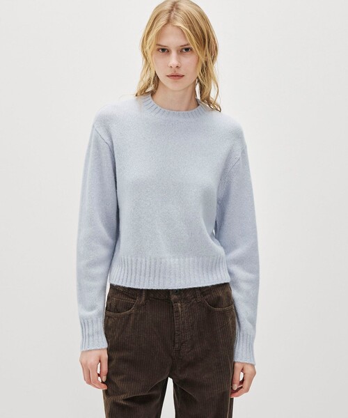 美品　ジェームスパース　カシミア100% ニット　セーター　1 グレー　メンズ JAMES PERSE｜ジェームスパースのニット/セーター（カシミヤ）通販