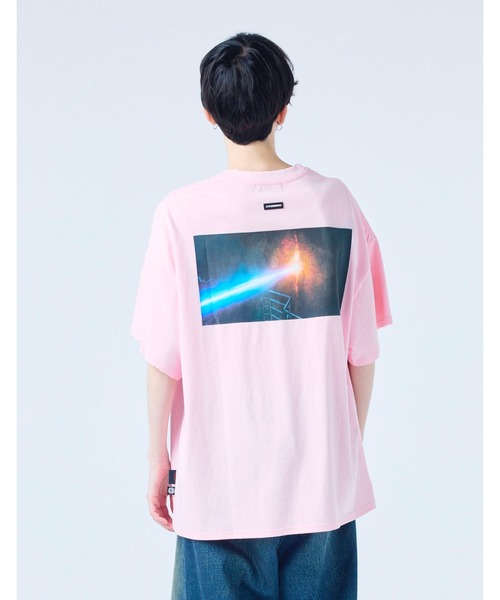Little sunny bite（リトルサニーバイト）の「【Little sunny bite】stranger things x little sunny bite demogorgon tee（Tシャツ/カットソー・レディース・ブラック/ホワイト/ピンク・MEDIUM/SMALL）」の8枚目の写真