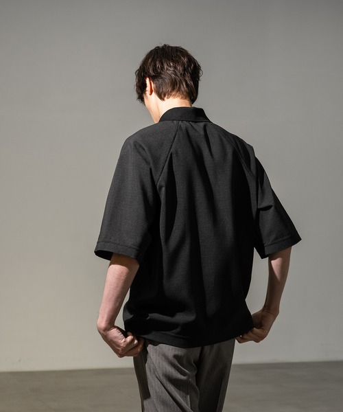 CITY TOKYO（シティトウキョウ）の「【CITY TOKYO/シティートーキョー】Cool-flex ﾎﾟﾛｼｬﾂ（ポロシャツ・メンズ・ブラック/カーキ・1/2）」の12枚目の写真