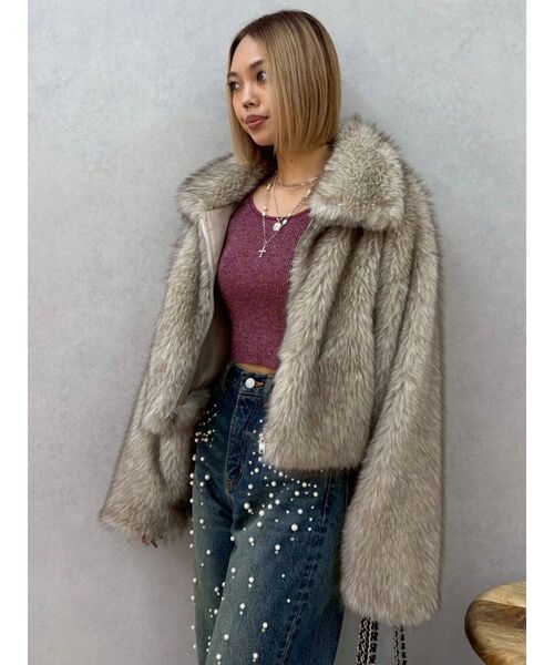 EVRIS（エヴリス）の「bijouワイドデニムパンツ（デニムパンツ・レディース・インディゴブルー/ライトブルー・SMALL/MEDIUM）」の20枚目の写真