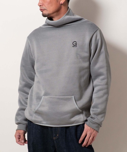 BAYBLO(ベイブロ)の「(SA) タートルネック ロゴ ニット フリース(スウェット・メンズ・グレー/ブラック/ネイビー・M/L/LL)」の11枚目の写真