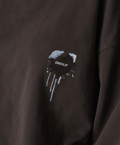 ONCILY(オンシェリー)の「MELTING HEART SPECIAL LOGO SWEAT / メルティングハートスペシャルロゴスウェット(スウェット・メンズ・ブラウン/チョコ/ボルドー・SMALL/MEDIUM/LARGE)」の8枚目の写真