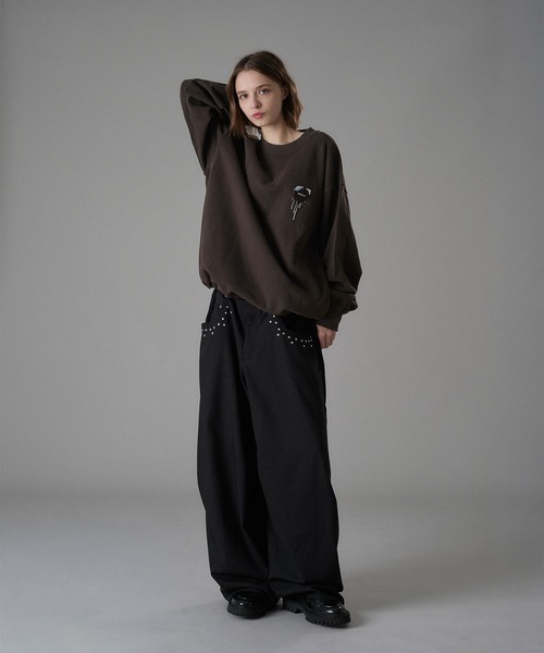 ONCILY(オンシェリー)の「MELTING HEART SPECIAL LOGO SWEAT / メルティングハートスペシャルロゴスウェット(スウェット・メンズ・ブラウン/チョコ/ボルドー・SMALL/MEDIUM/LARGE)」の10枚目の写真