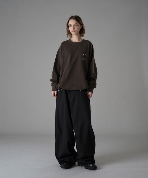 ONCILY(オンシェリー)の「MELTING HEART SPECIAL LOGO SWEAT / メルティングハートスペシャルロゴスウェット(スウェット・メンズ・ブラウン/チョコ/ボルドー・SMALL/MEDIUM/LARGE)」の9枚目の写真