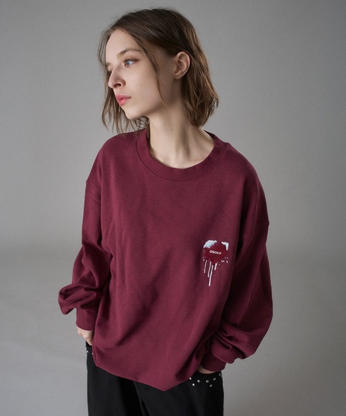ONCILY(オンシェリー)の「MELTING HEART SPECIAL LOGO SWEAT / メルティングハートスペシャルロゴスウェット(スウェット・メンズ・ブラウン/チョコ/ボルドー・SMALL/MEDIUM/LARGE)」の14枚目の写真