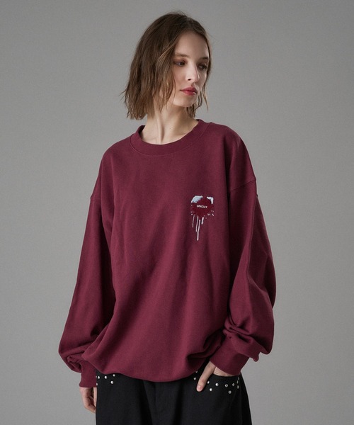 ONCILY(オンシェリー)の「MELTING HEART SPECIAL LOGO SWEAT / メルティングハートスペシャルロゴスウェット(スウェット・メンズ・ブラウン/チョコ/ボルドー・SMALL/MEDIUM/LARGE)」の13枚目の写真