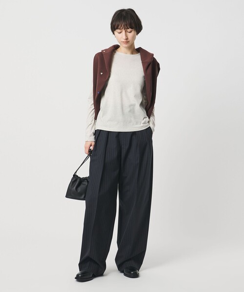 UNITED ARROWS(ユナイテッドアローズ)の「ラメ テンジク ロングスリーブ カットソー(Tシャツ/カットソー・レディース・シルバー/ゴールド/ダークグレー・FREE)」の5枚目の写真