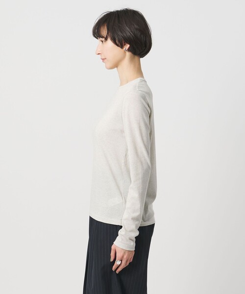 UNITED ARROWS(ユナイテッドアローズ)の「ラメ テンジク ロングスリーブ カットソー(Tシャツ/カットソー・レディース・シルバー/ゴールド/ダークグレー・FREE)」の12枚目の写真