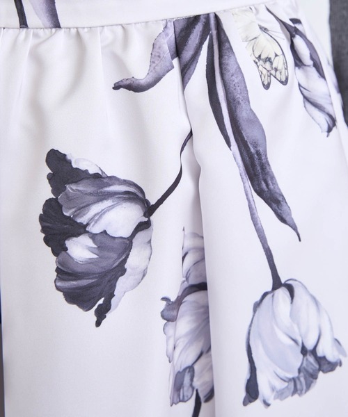 NOELA（ノエラ）の「チューリッププリントフレアスカート（スカート・レディース・ブラック/イエロー/ブルー・S/M）」の10枚目の写真