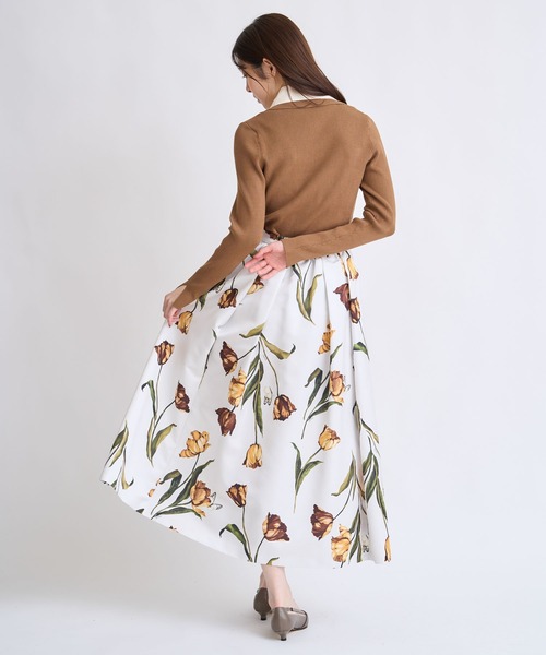 NOELA（ノエラ）の「チューリッププリントフレアスカート（スカート・レディース・ブラック/イエロー/ブルー・S/M）」の22枚目の写真