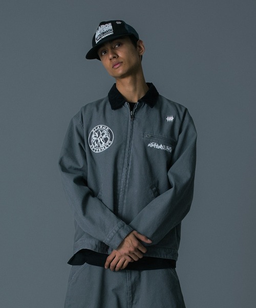 AFTERMATH（アフターマス）の「XLARGE×AFTERMATH WORK JACKET（その他アウター・メンズ・ブラック/グレー・XL/L/M/S）」の4枚目の写真