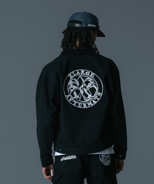 AFTERMATH（アフターマス）の「XLARGE×AFTERMATH WORK JACKET（その他アウター・メンズ・ブラック/グレー・XL/L/M/S）」の8枚目の写真
