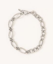 Import & Select（インポートアンドセレクト）の「KISHOKACHI 希少価値 チェーンコンビハーフデザインステンレスブレスレット（ブレスレット）」